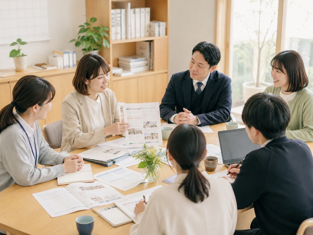 講師派遣について打ち合わせる様子